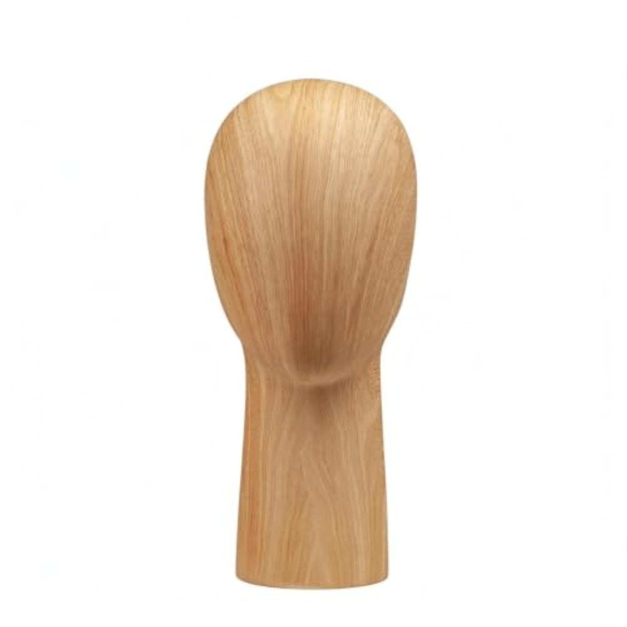 Detachable Mannequin Head with Stand, Wood-Grain Design